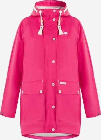 Schmuddelwedda Raincoat in Pink: front