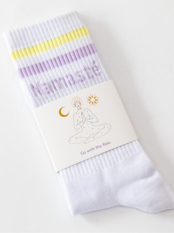 Divasya Socks 'Namasté' in White