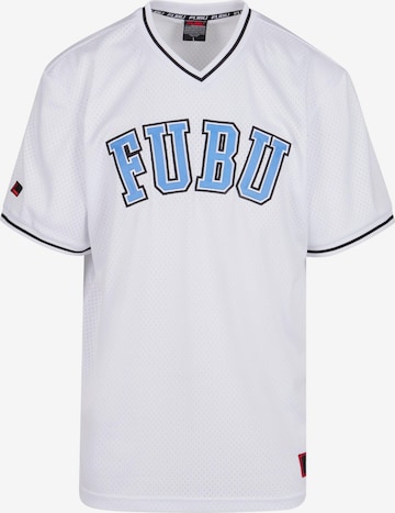 Maglietta di FUBU in bianco: frontale