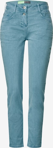 CECIL Slimfit Jeans i blå: framsida