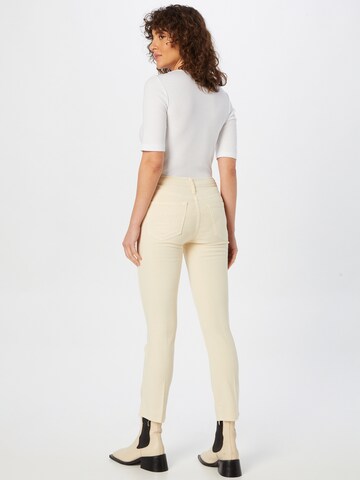 MOTHER Regular Jeans in Beige