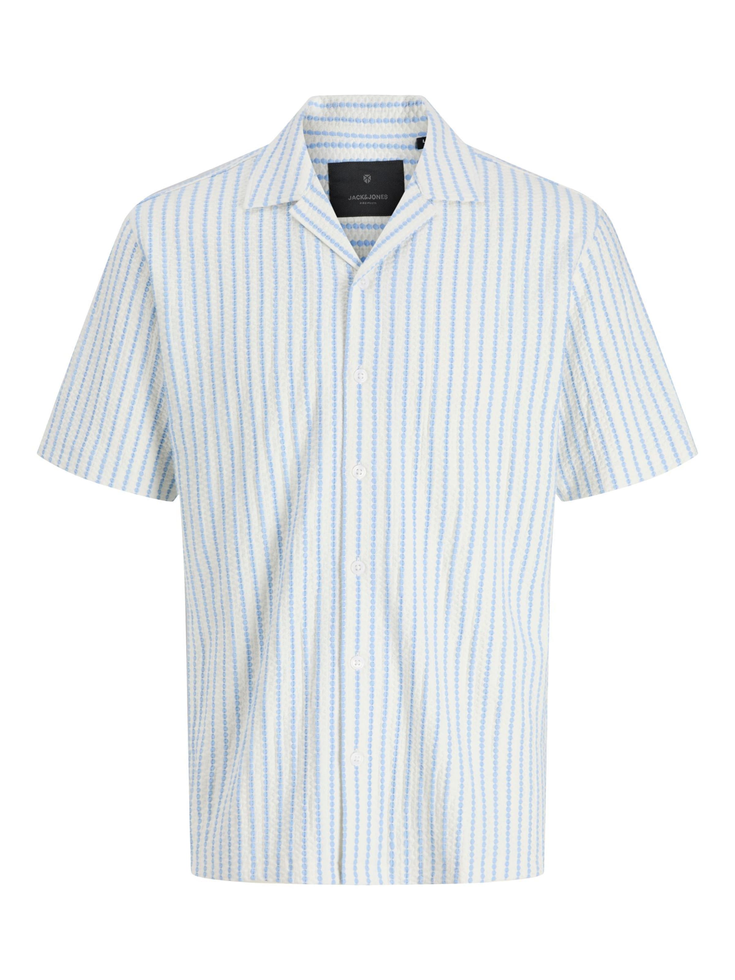 Coupe regular Chemise JACK & JONES en bleu : devant