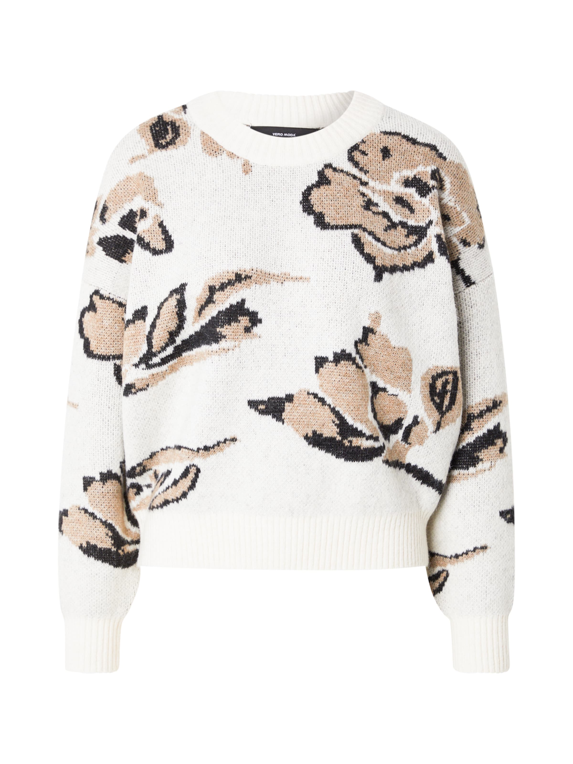 Pull-over 'VMESTRID' VERO MODA en beige : devant