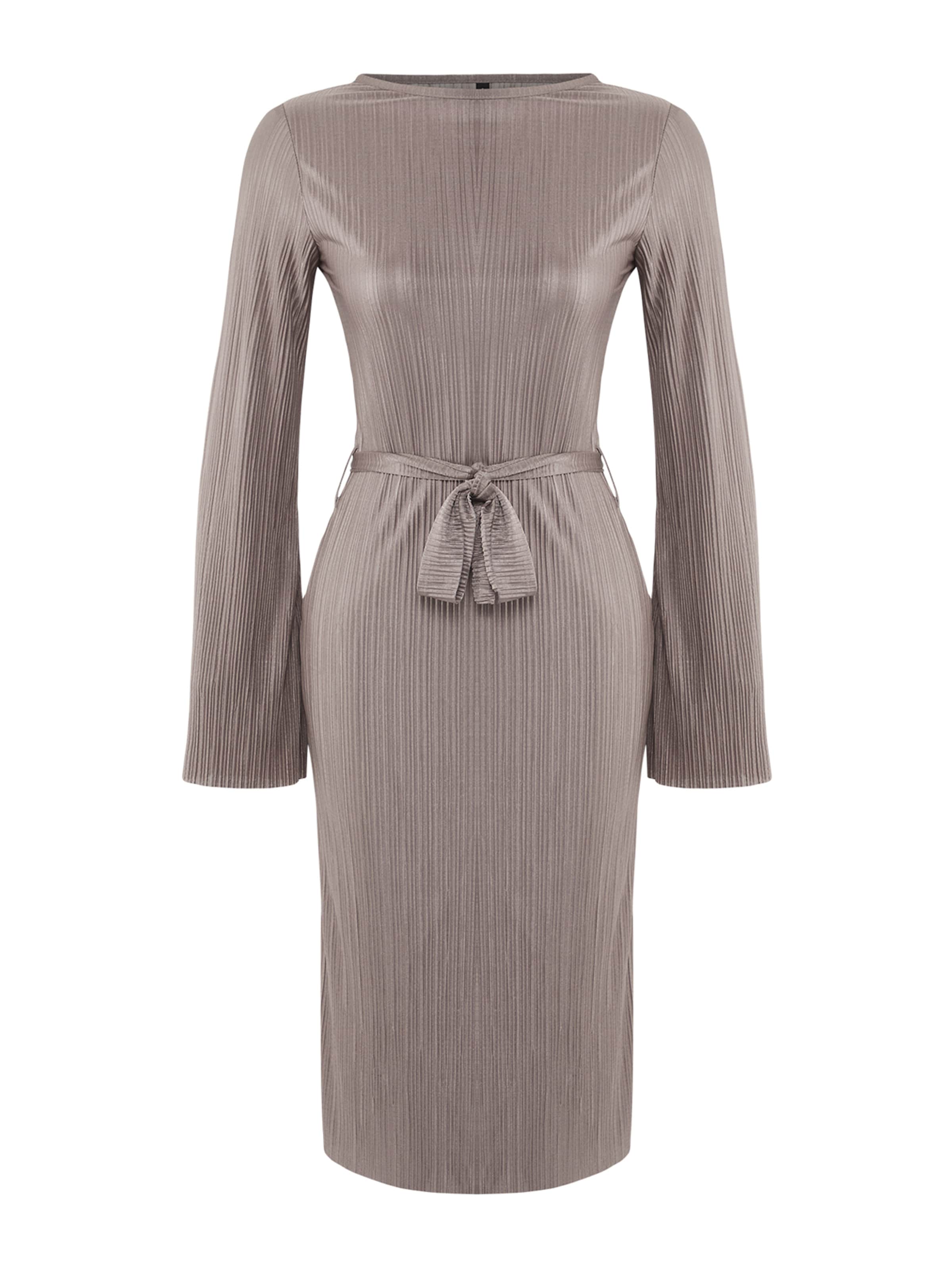 Trendyol Šaty - Hnedá: predná strana