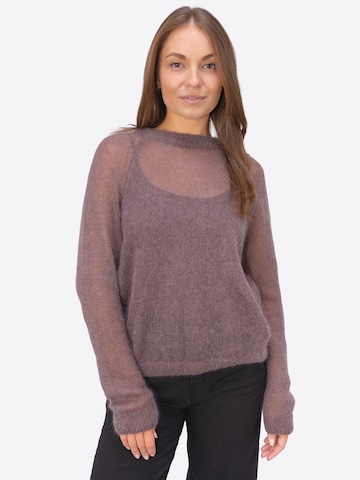 Pull-over 'CHELSEA' Seasons of April en marron : devant