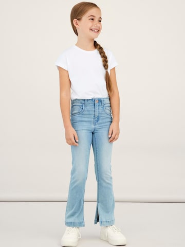 NAME IT Bootcut Jeans 'Polly' i blå