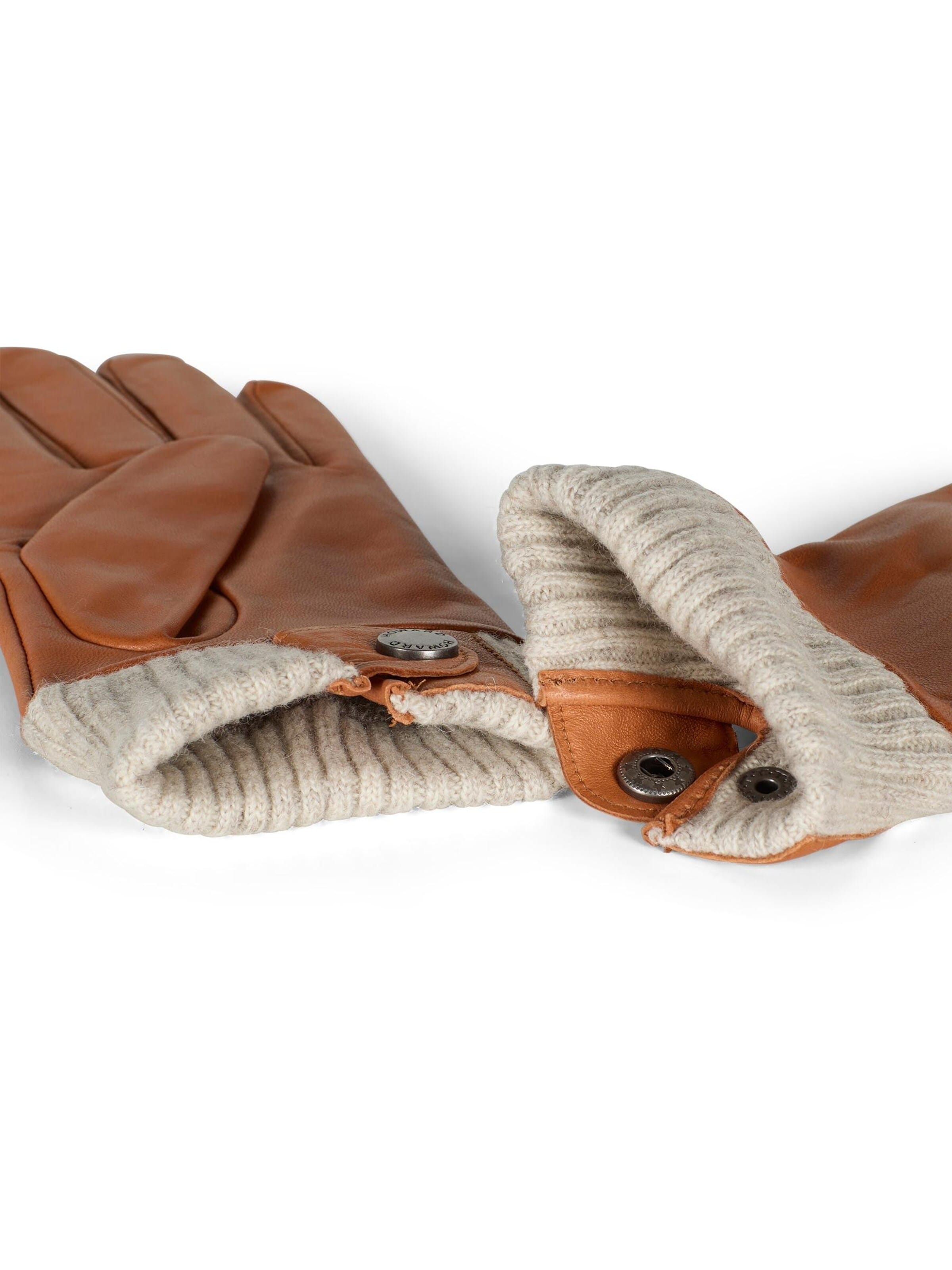 Howard London Fingerhandsker i beige