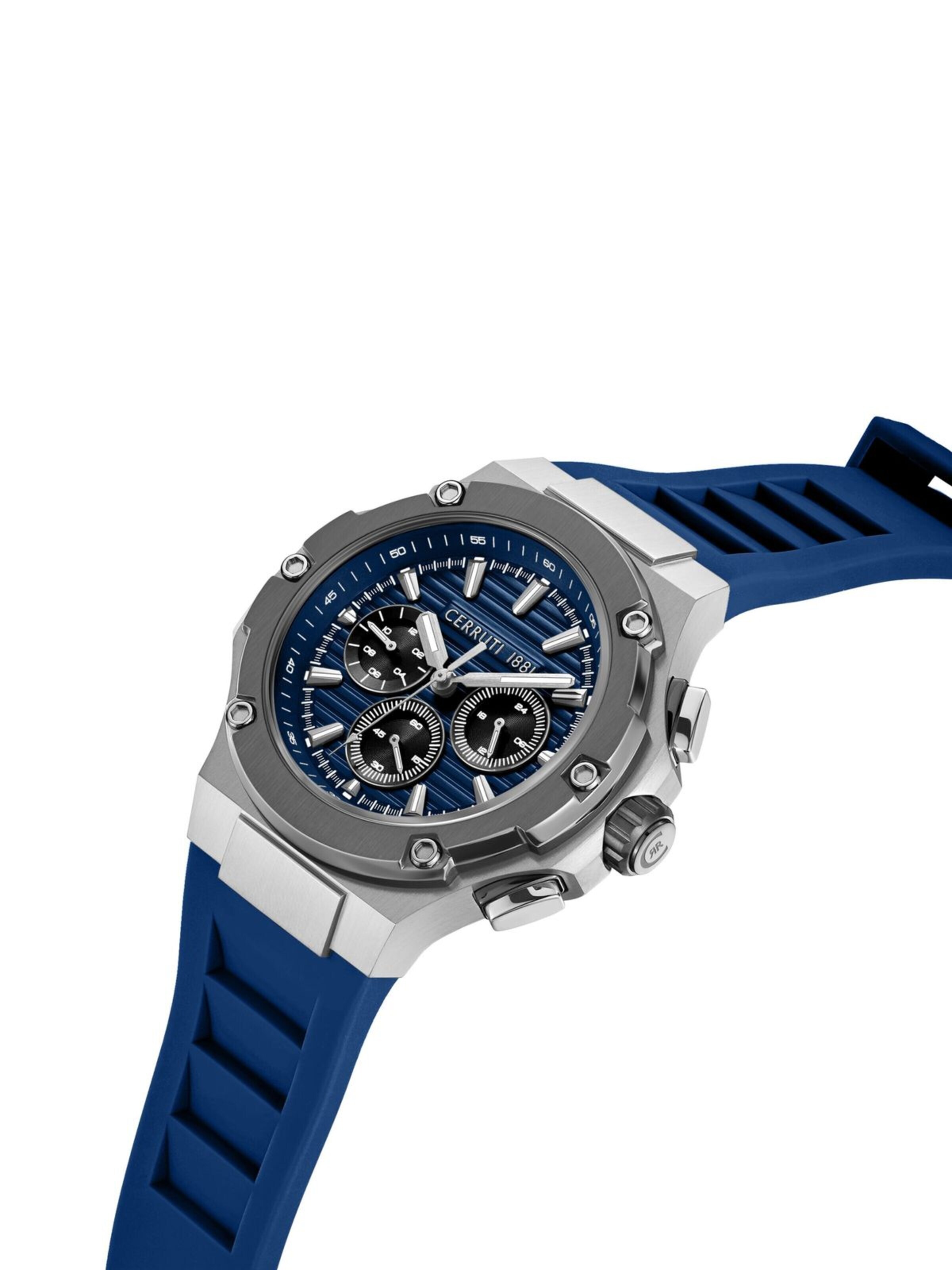 CERRUTI 1881 Analoog horloge 'Function watch Lucardo' in Blauw