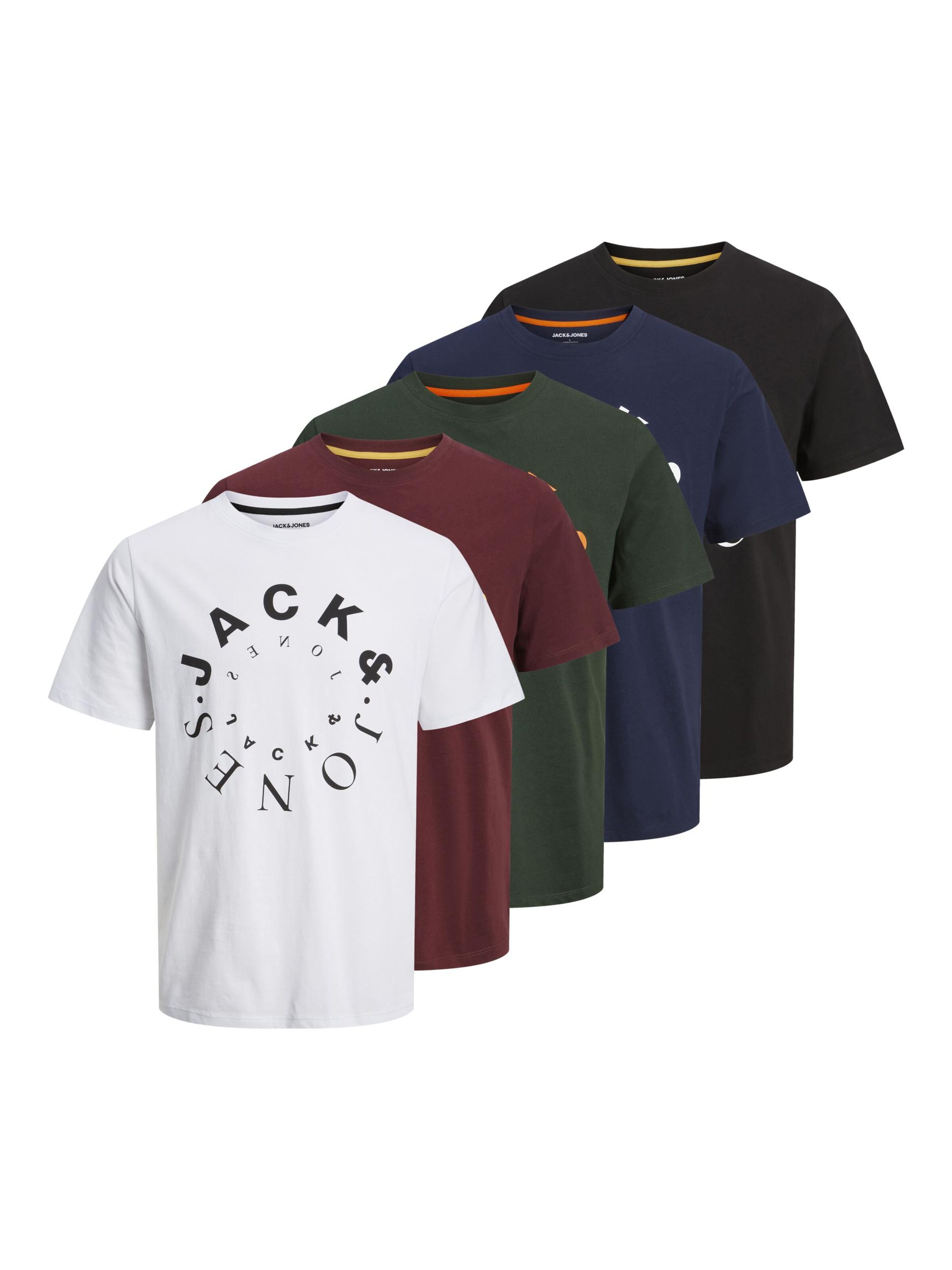 T-Shirt 'WARRIOR' JACK & JONES en bleu : devant