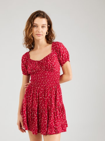 HOLLISTER Summer Dress in Red: front