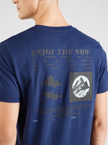 BLEND T-Shirt in Blau