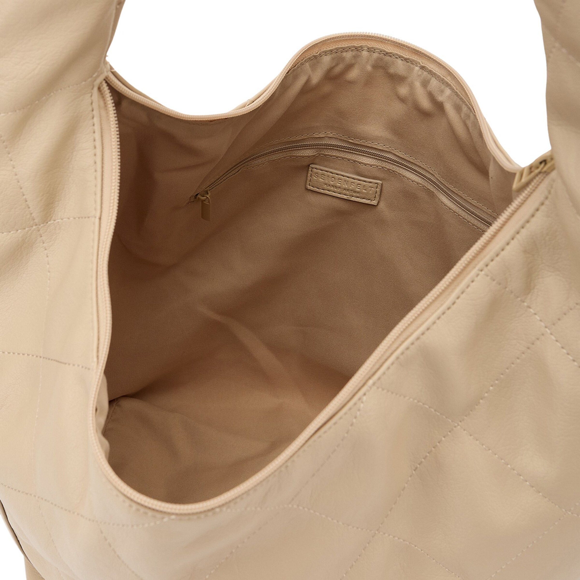 Borsa a spalla 'Evenes' di Seidenfelt in beige