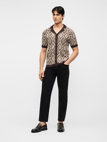 JOOP! Jeans Kardigan 'Diamor' w kolorze brązowy