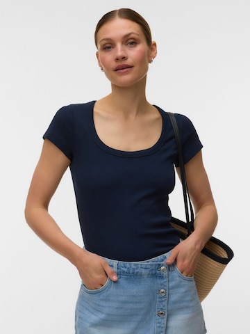 VERO MODA Shirt 'CHLOE' in Blue: front