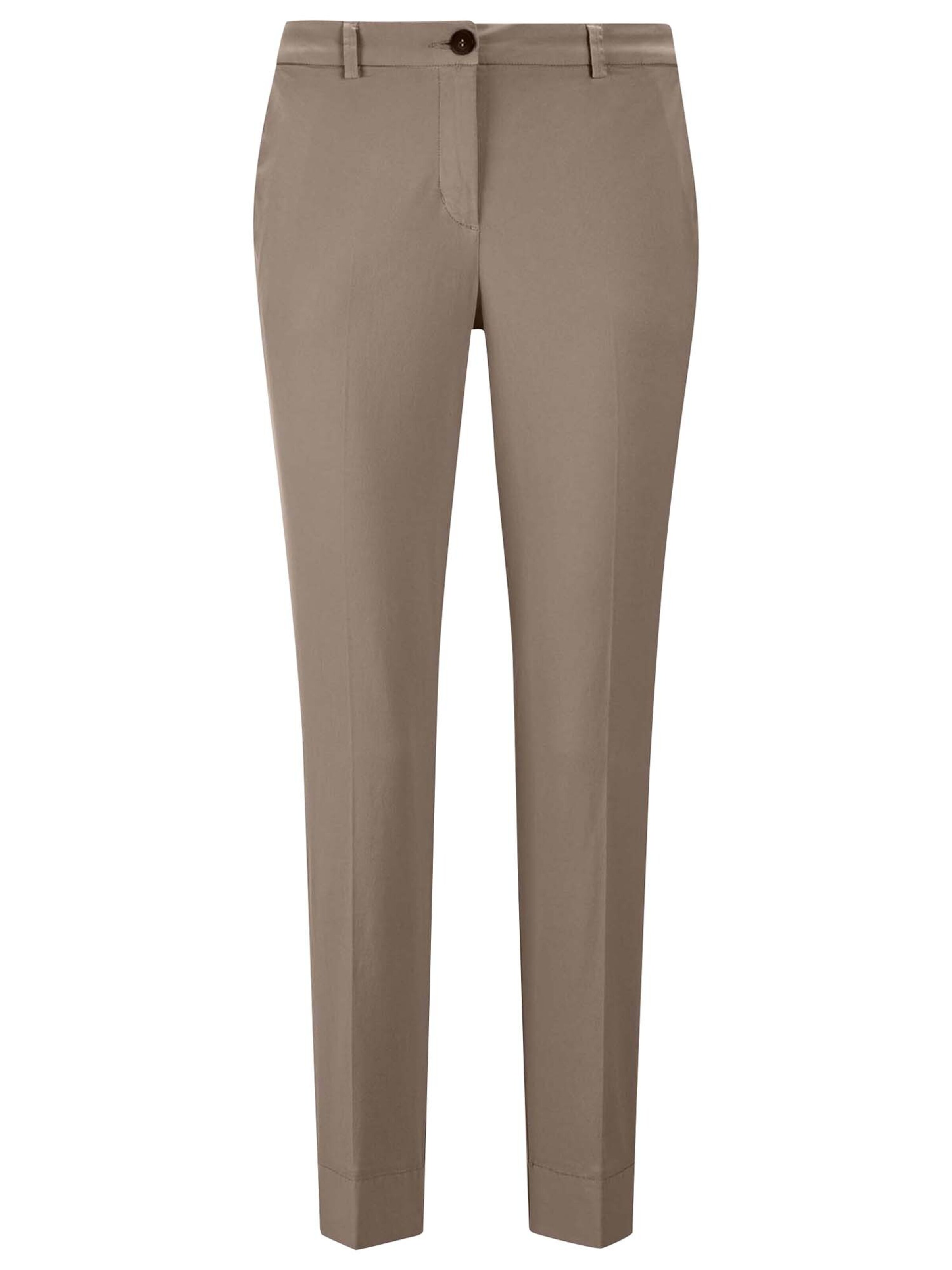 Pantalon chino MADELEINE en gris : devant