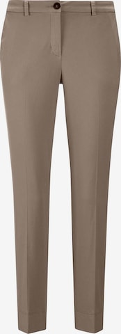 Pantalon chino MADELEINE en gris : devant