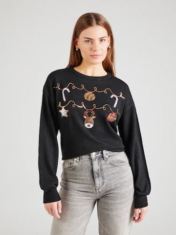 VERO MODA Pullover 'VMGarland' i sort: forside