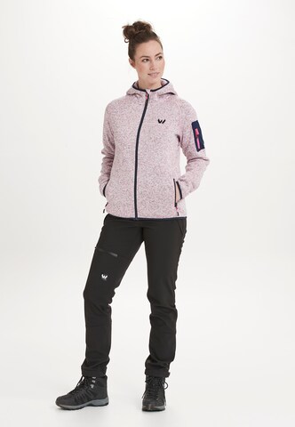 Whistler Athletic Fleece Jacket 'Vilja' in Pink