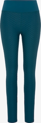 LASCANA ACTIVE Skinny Sporthose in Blau: predná strana