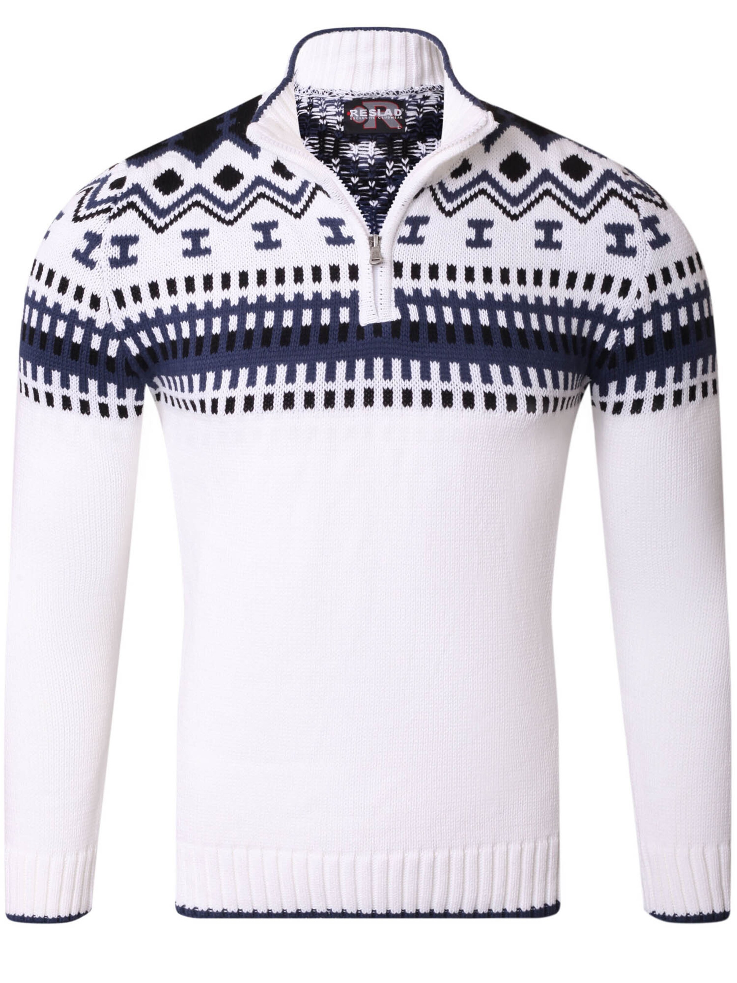 Reslad Pullover 'RS3110' in Weiß: Vorderseite
