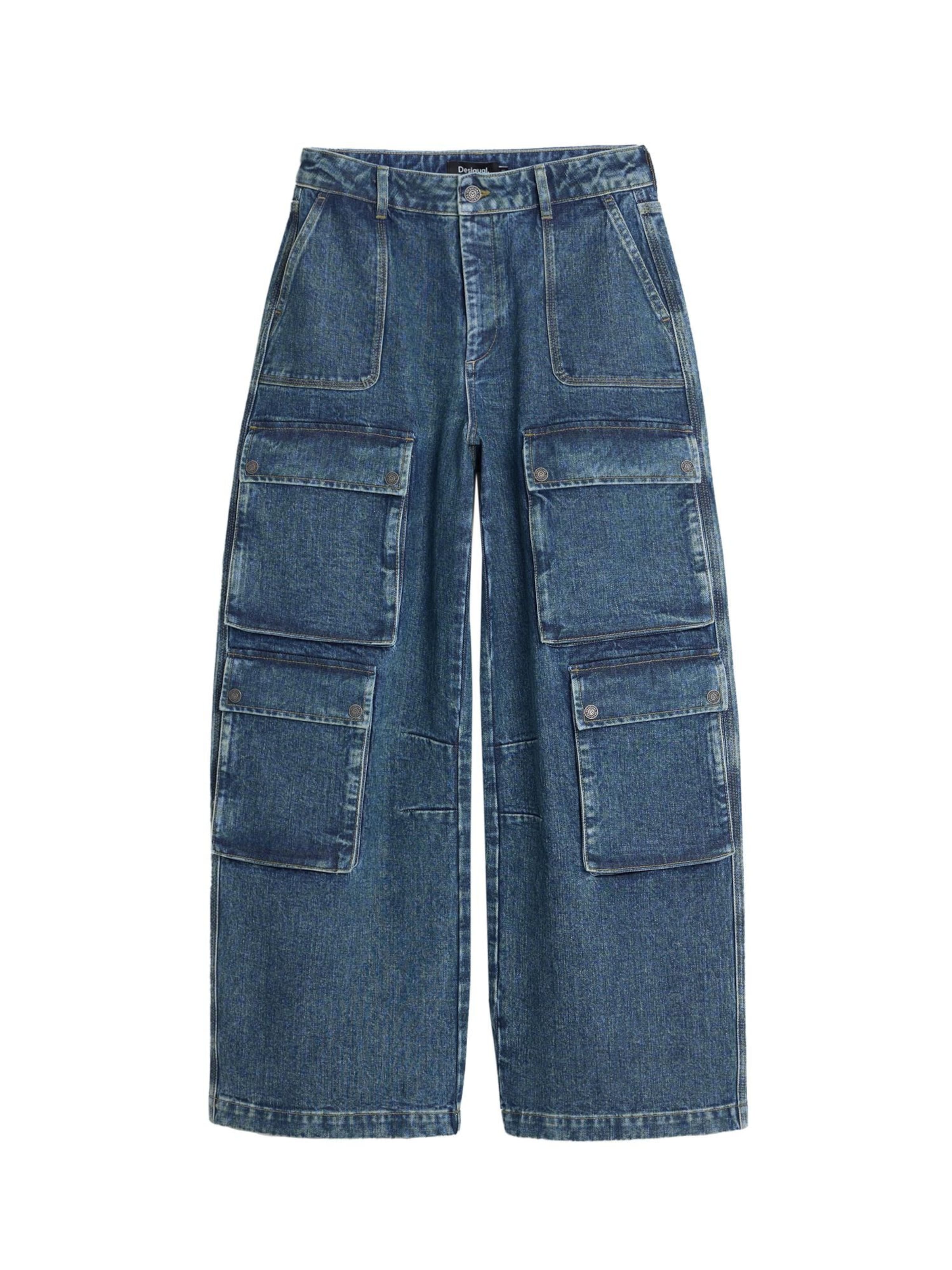 Desigual Loosefit Jeans i blå: forside