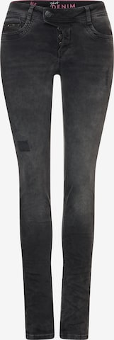 STREET ONE Slimfit Jeans 'Jane' i svart: forside