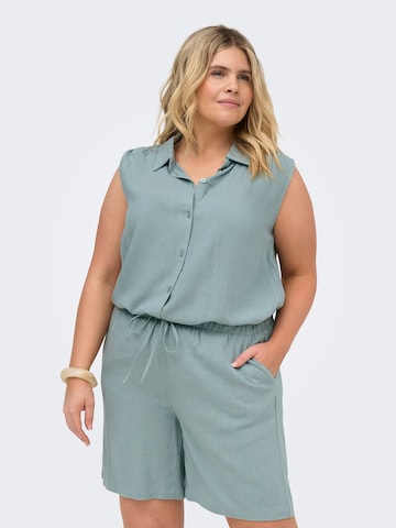 Camicia da donna 'CARSiesta' di ONLY Carmakoma in verde: frontale