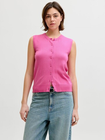 JJXX Knitted Vest 'JXOphelia' in Pink: front