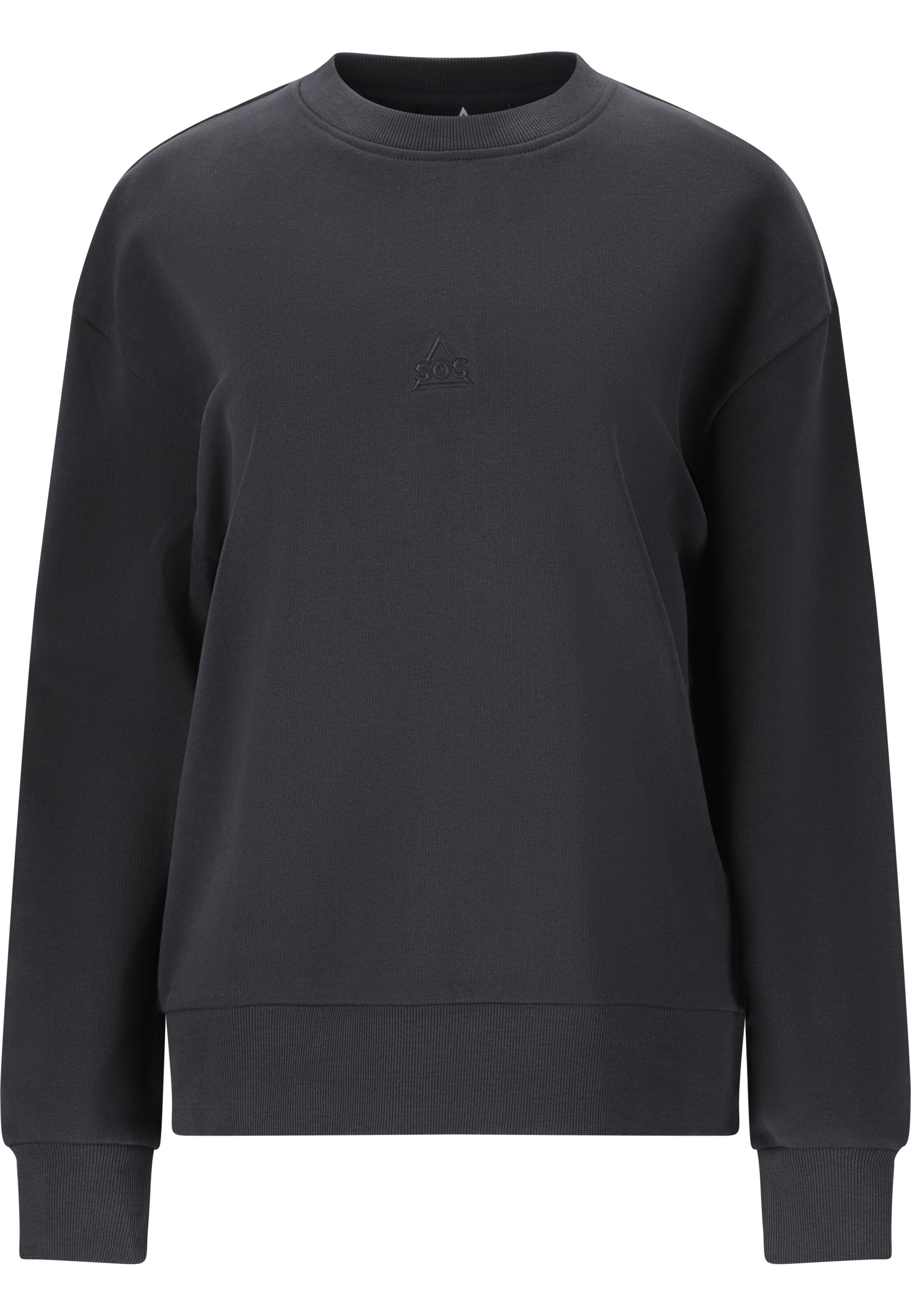 SOS Sweatshirt 'Bovec' in Black: front