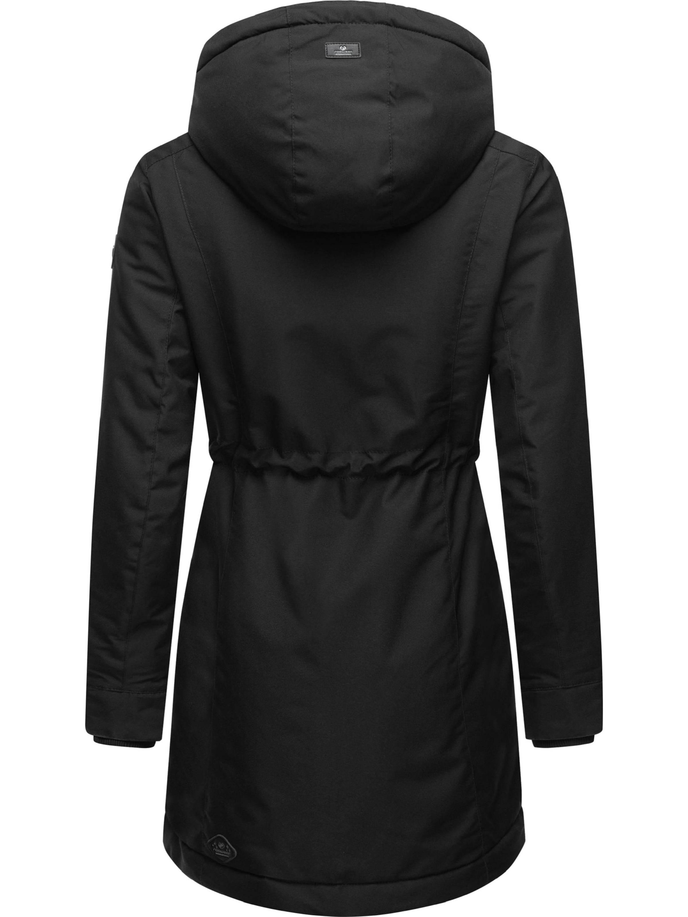 melns Ragwear Jaka-mētelis 'Dakkota'