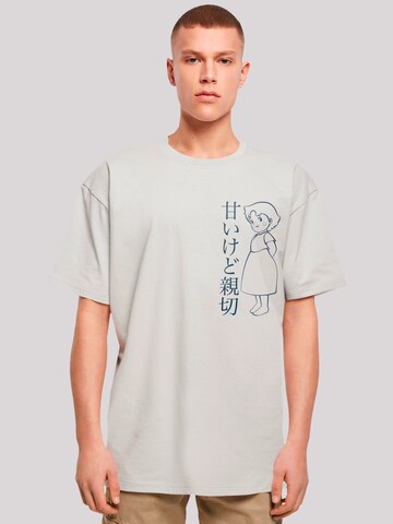 T-Shirt 'Heroes of Childhood Heidi Hello Heidi' F4NT4STIC en gris : devant