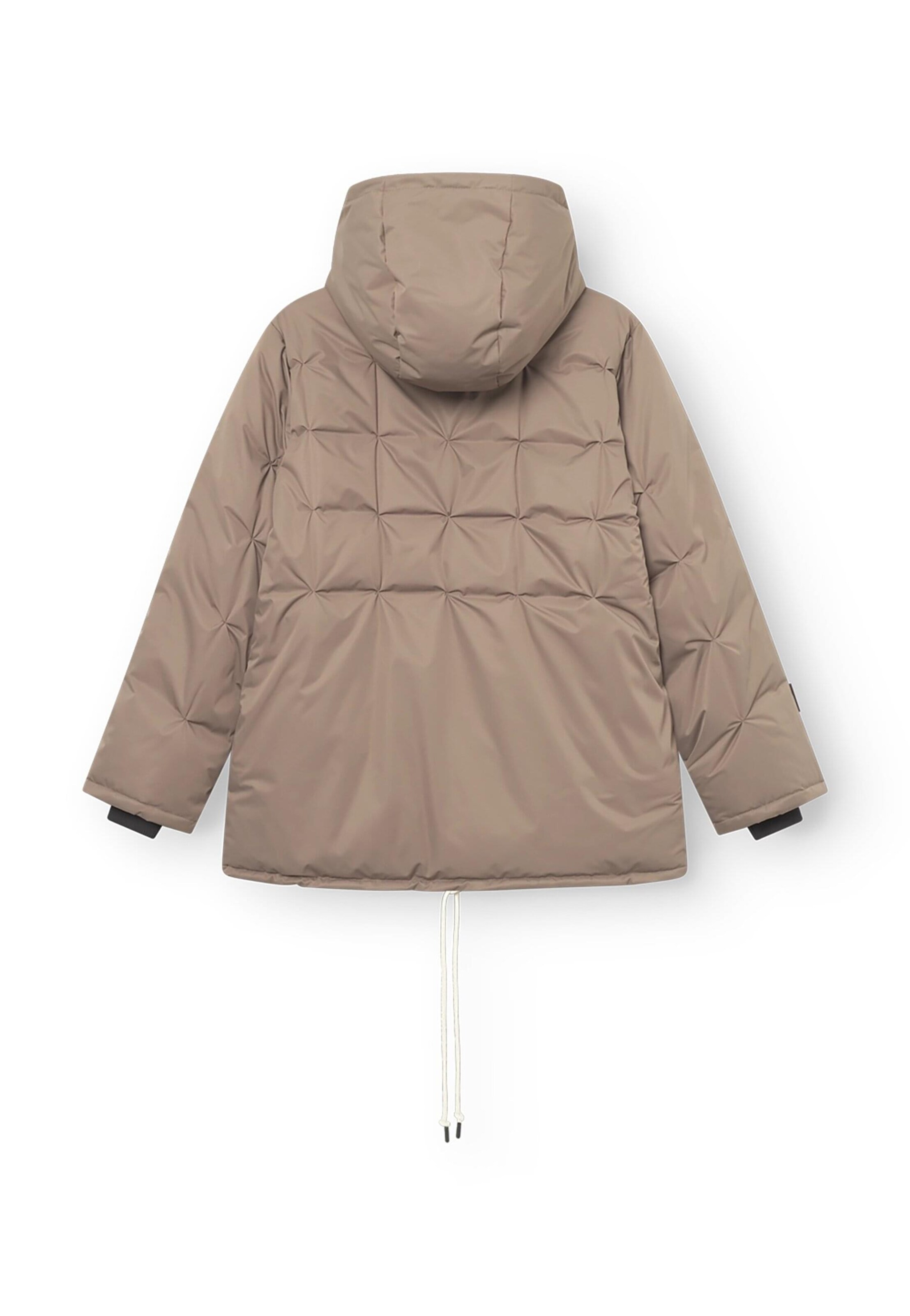 Parka mi-saison 'Cube' rethinkit studios en marron