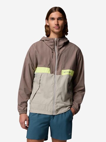 Giacca di mezza stagione 'Spire Valley™ Hooded Windbreaker 2117051' di COLUMBIA in grigio: frontale