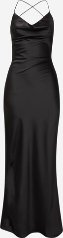 Misspap Βραδινό φόρεμα σε μαύρο: μπροστά