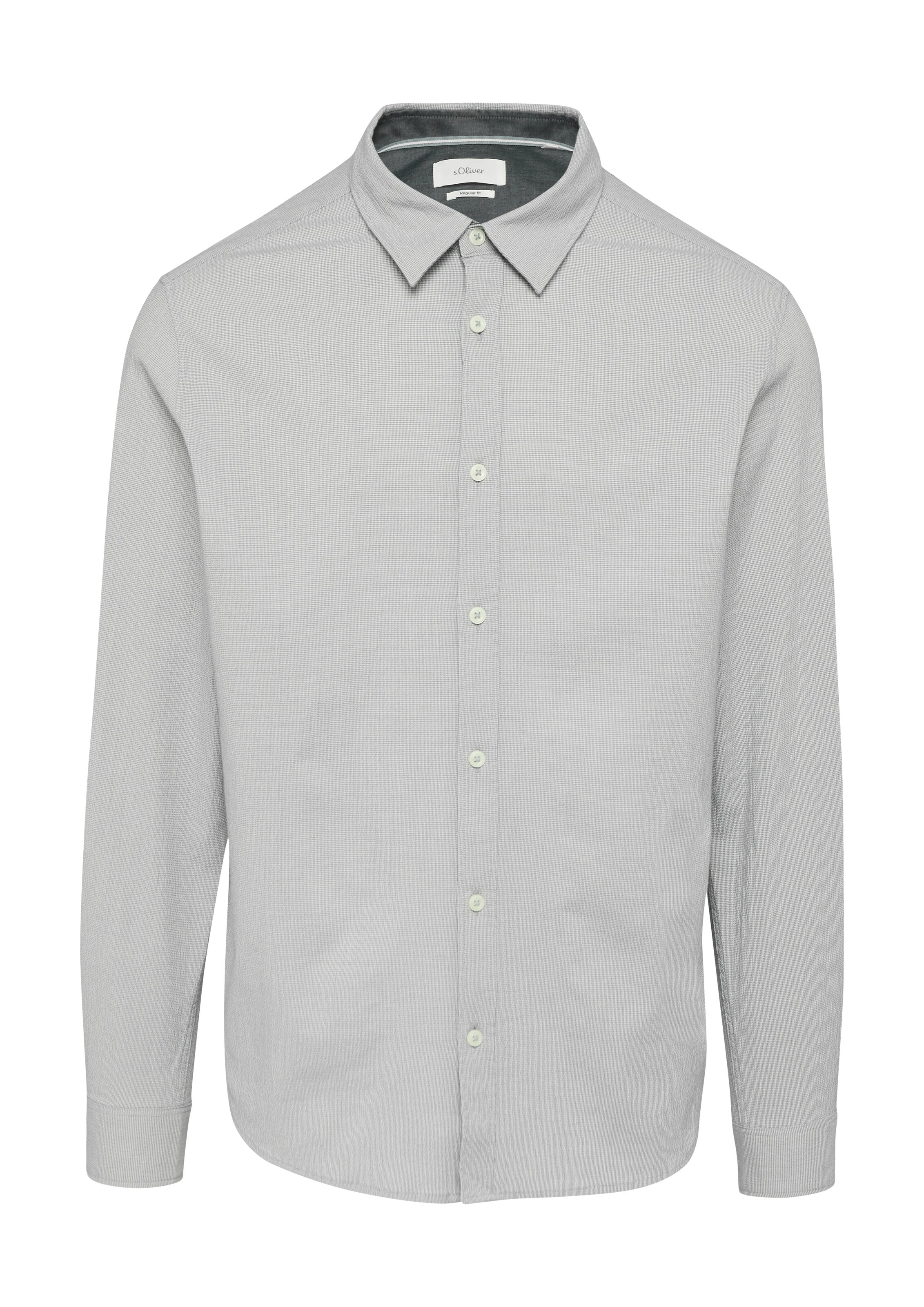 Coupe regular Chemise s.Oliver en gris : devant