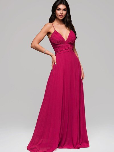Ombre Abendkleid in 34 in dunkelrot, Produktansicht