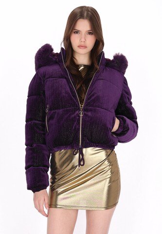 myMo at night - Chaqueta de invierno en lila: frente