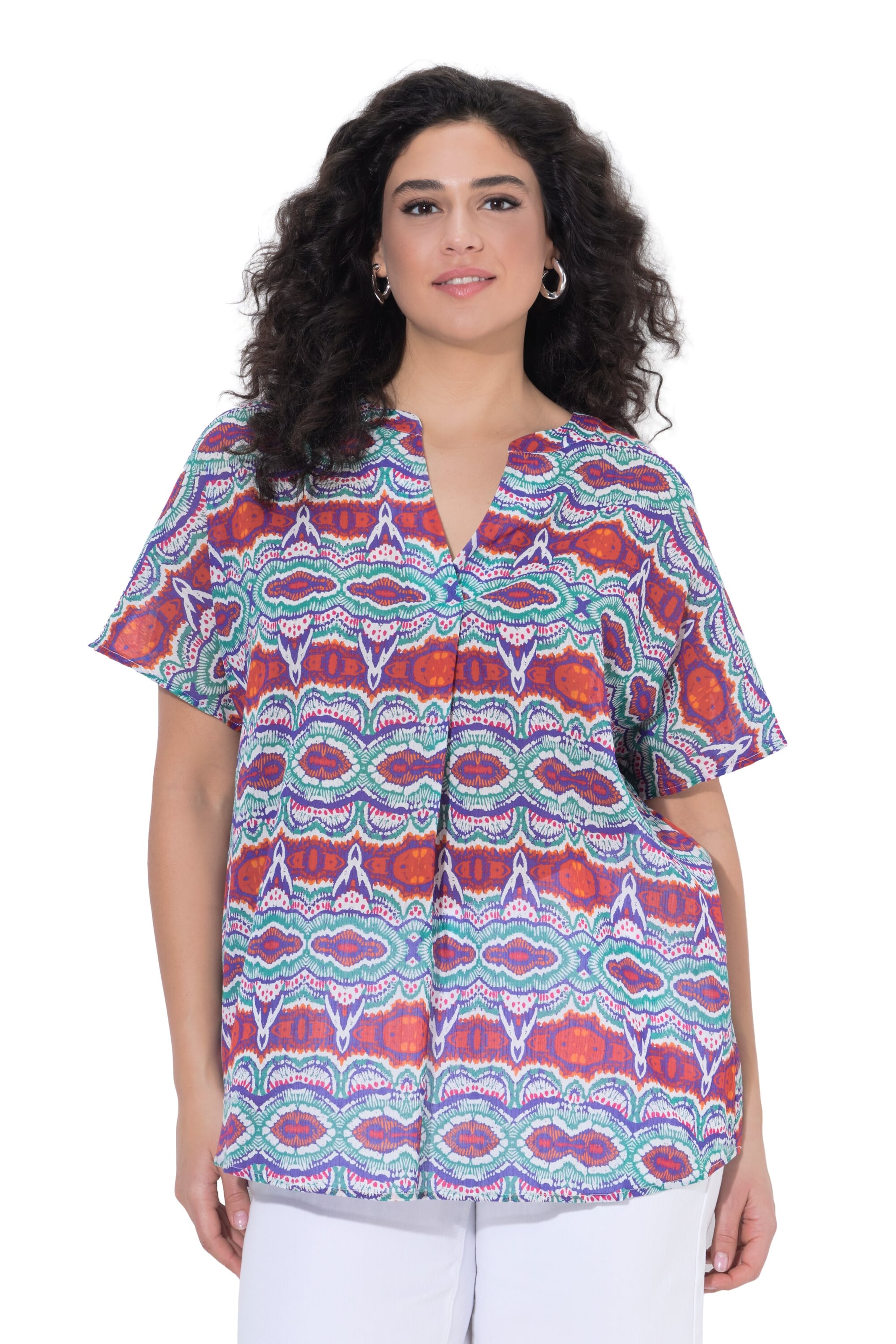 Ulla Popken Tunic in Mixed colours: front