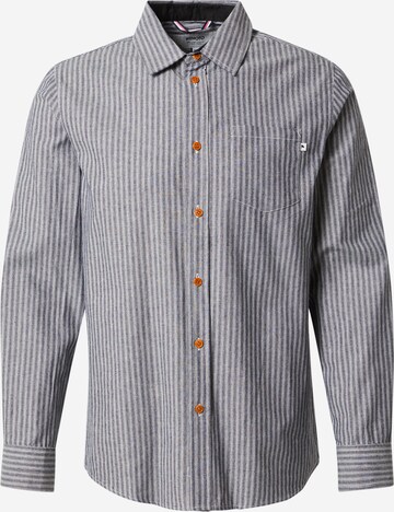 Coupe regular Chemise 'Kade' Wemoto en bleu : devant