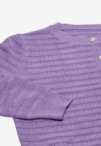 SANIKA Knit Cardigan in Purple