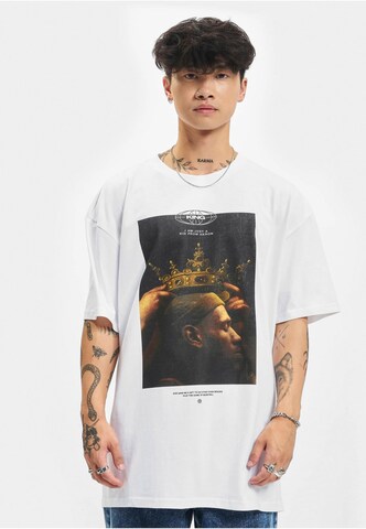 T-Shirt Mister Tee en blanc : devant