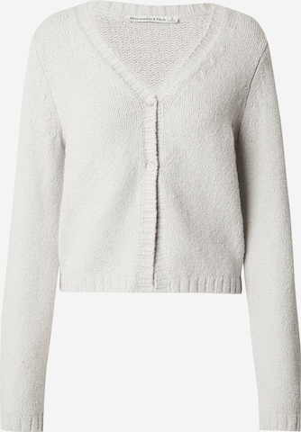 Abercrombie & Fitch Knit Cardigan in Grey: front