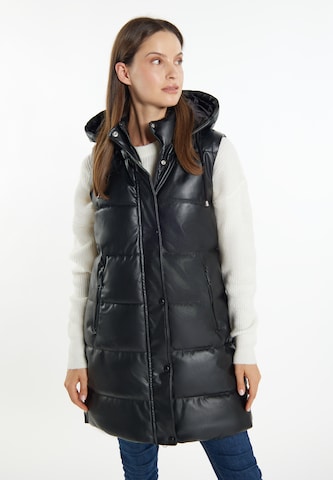 Usha Bodywarmer 'Lurea' in Zwart: voorkant