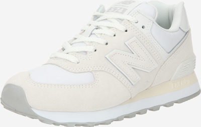 new balance Sneakers laag '574' in de kleur Lichtbeige / Wit, Productweergave