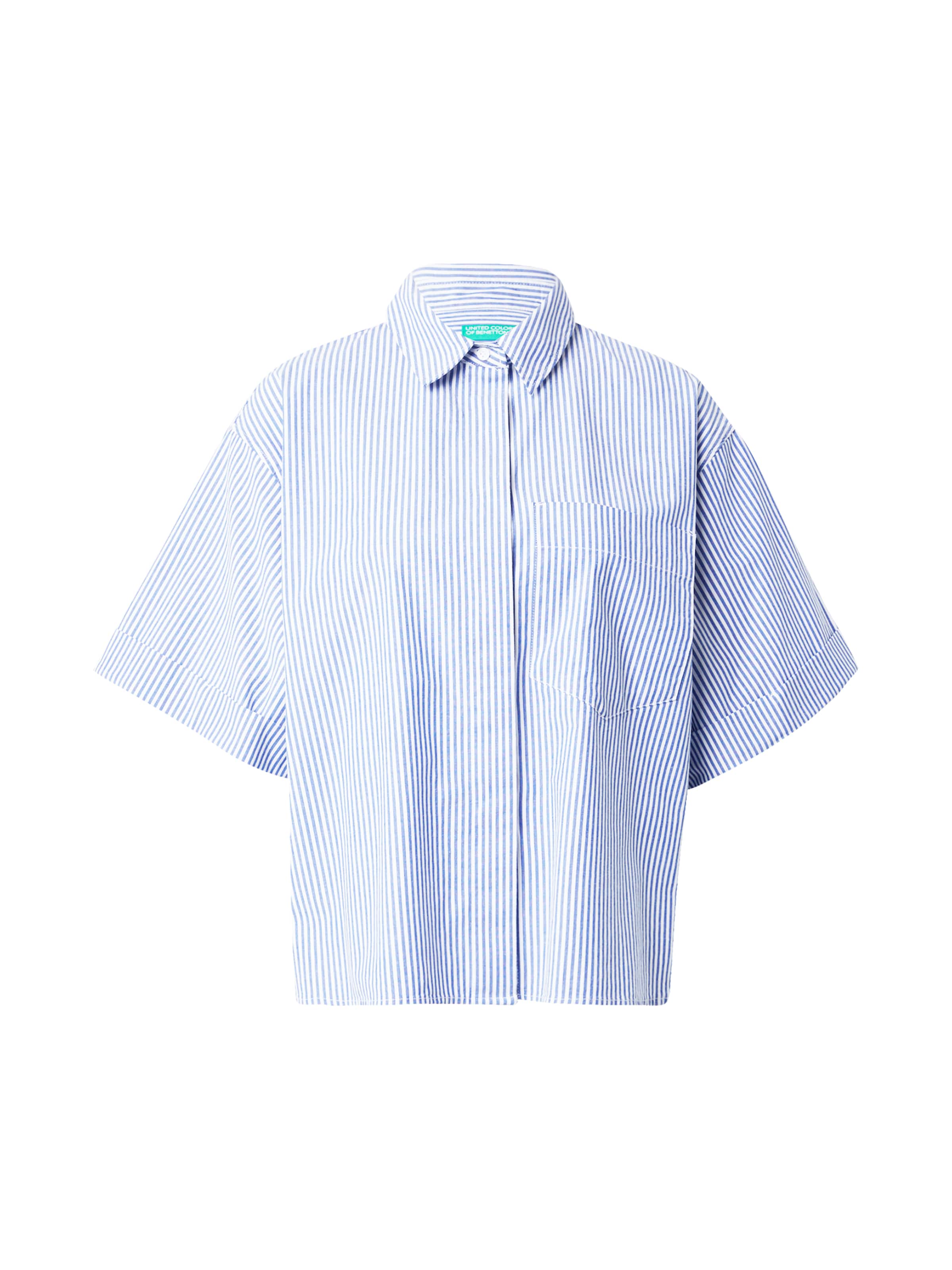 Chemisier UNITED COLORS OF BENETTON en bleu : devant