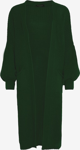 SASSYCLASSY Oversized cardigan in Green: front