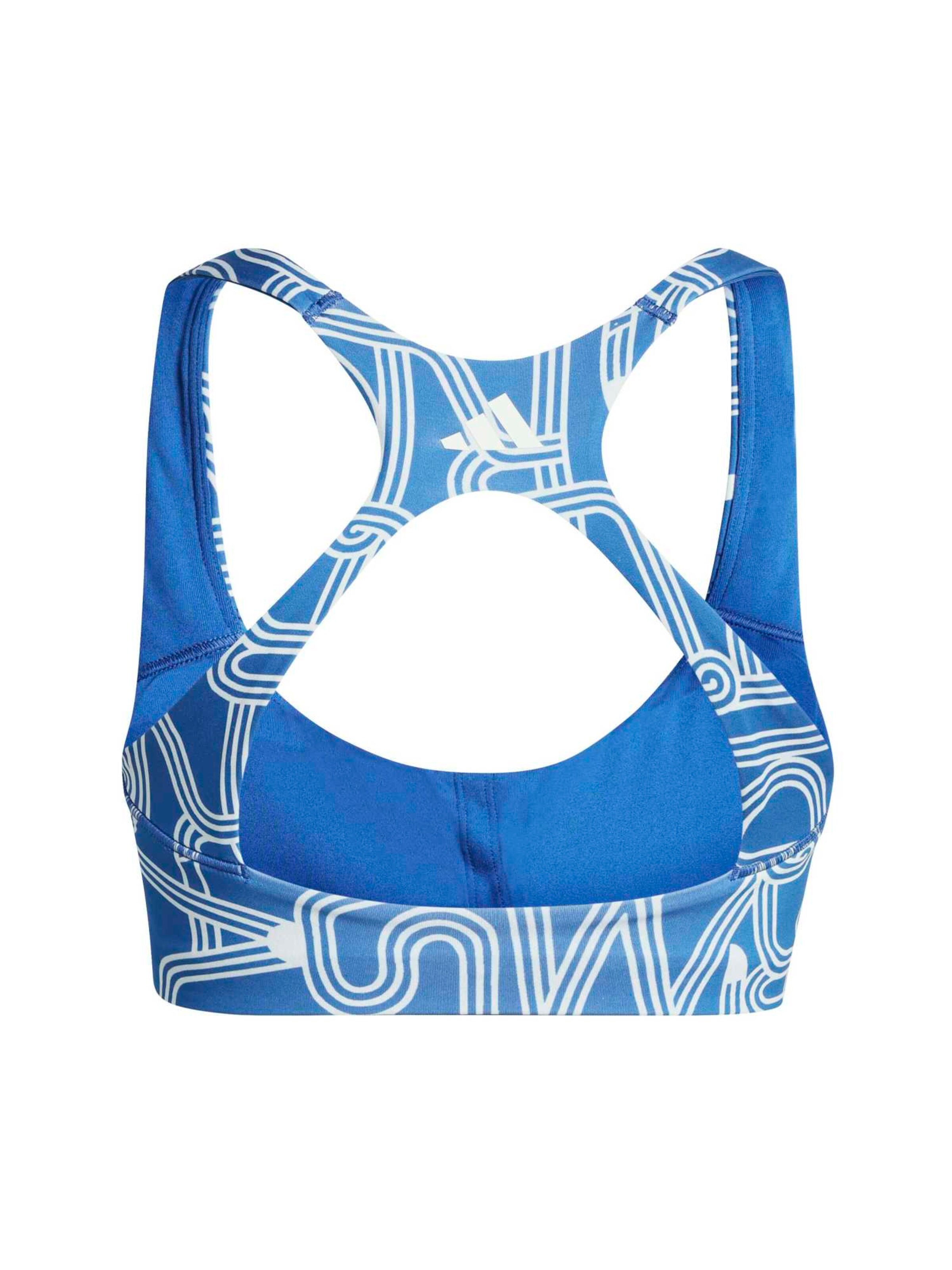 ADIDAS PERFORMANCE Korzet Športová podprsenka 'FARM' - Modrá