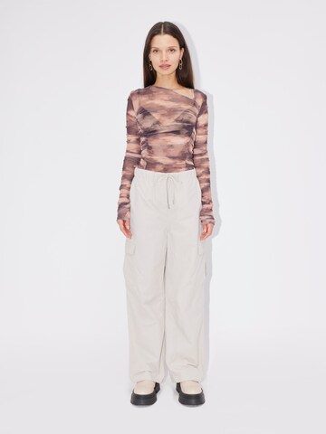 Loosefit Pantalon cargo 'Corinna' LeGer by Lena Gercke en gris