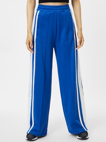 Karo Kauer Wide leg Broek in Blauw: voorkant