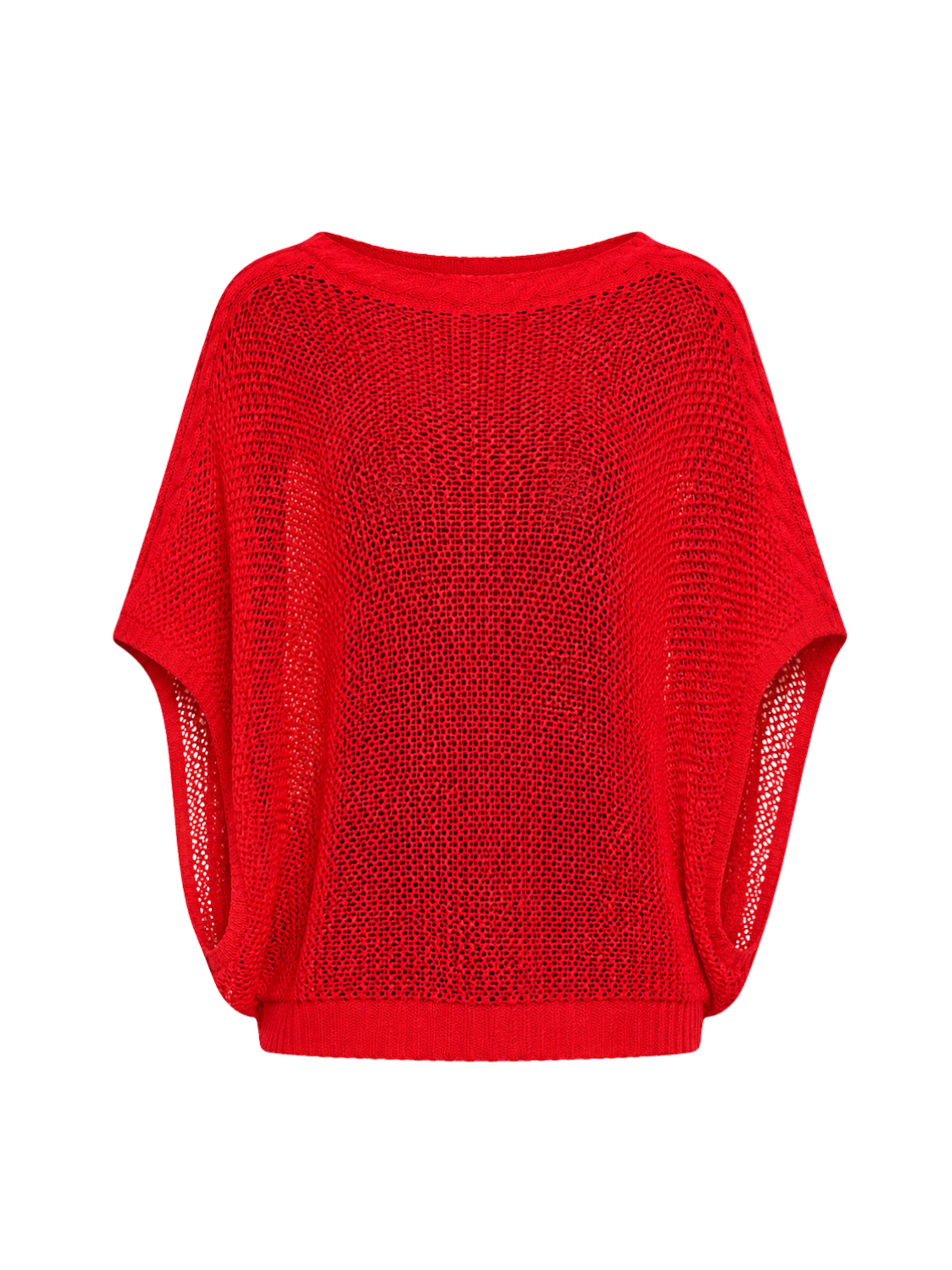 Süel knitwear Jersey 'Birthday' en M-L en rojo neón, Vista del producto